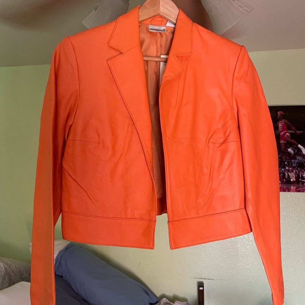 Newport News Women’s Moto Leather Jacket